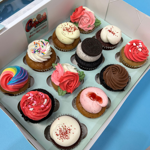 12 Pack  /50/100 Gluten-free NOT vegan Cupcakes (has Butter)