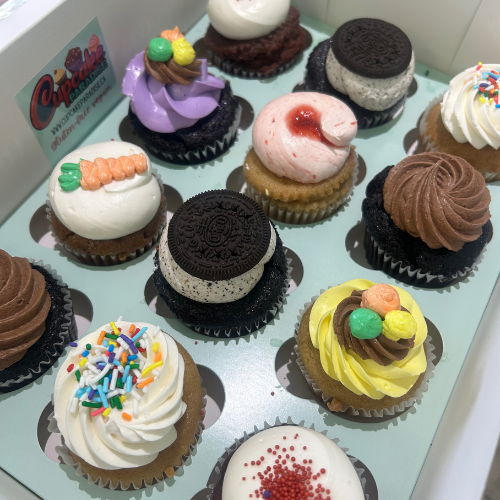 12 Pack  /50/100 Gluten-free NOT vegan Cupcakes (has Butter)