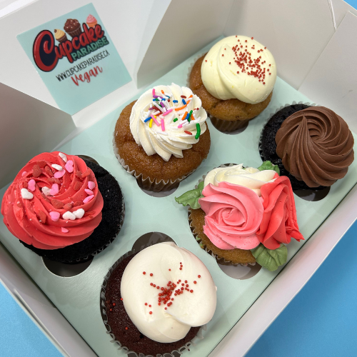 6 Pack Vegan Cupcakes