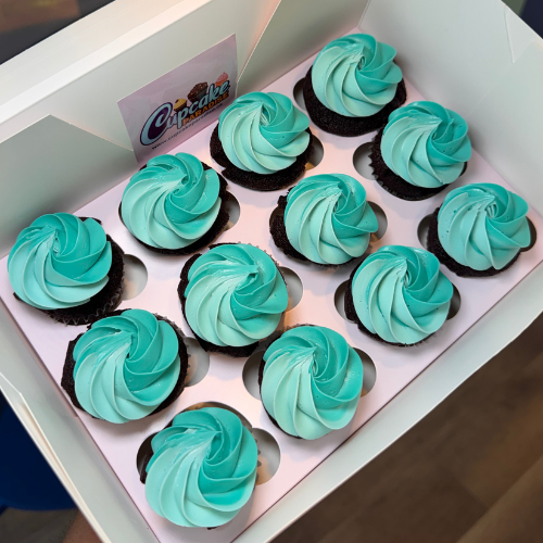 Custom Color Mini cupcakes (24)