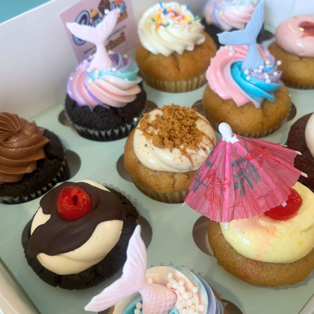 12 Pack  /50/100 Gluten-free Vegan Cupcakes