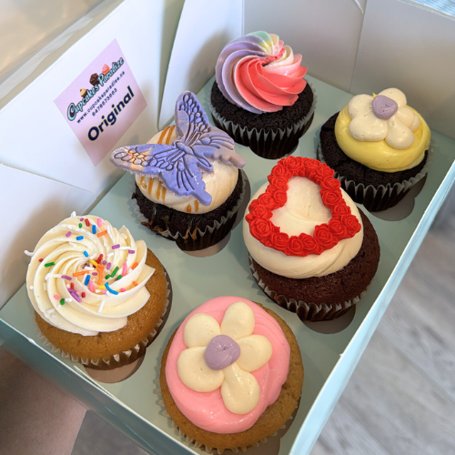 6 Pack Gluten-free Vegan Cupcakes