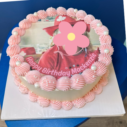 Round Custom Logo / Photo Cake