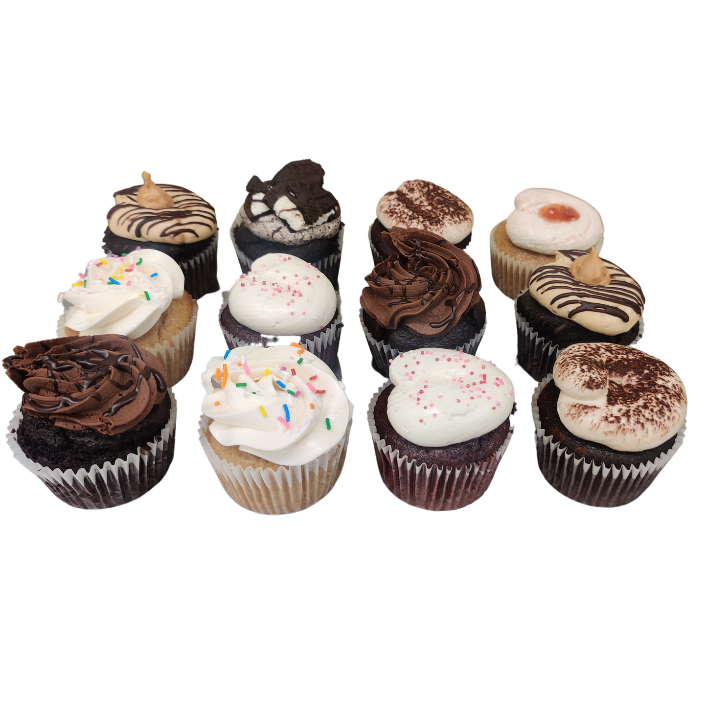 12 Pack  /50/100 Gluten-free NOT vegan Cupcakes (has Butter)