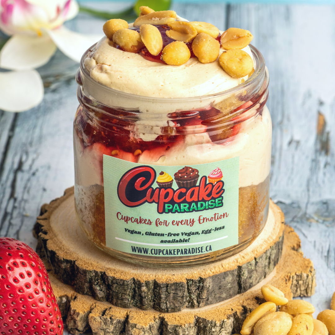 Gluten-free Vegan Peanut Butter Jam Jar
