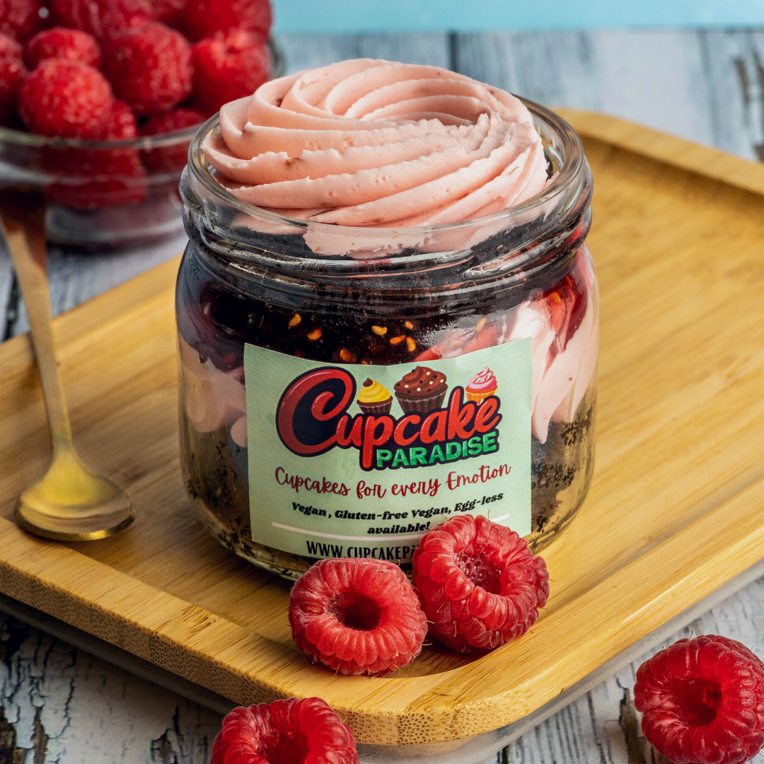 Gluten-Free Vegan Raspberry Chocolate Jar