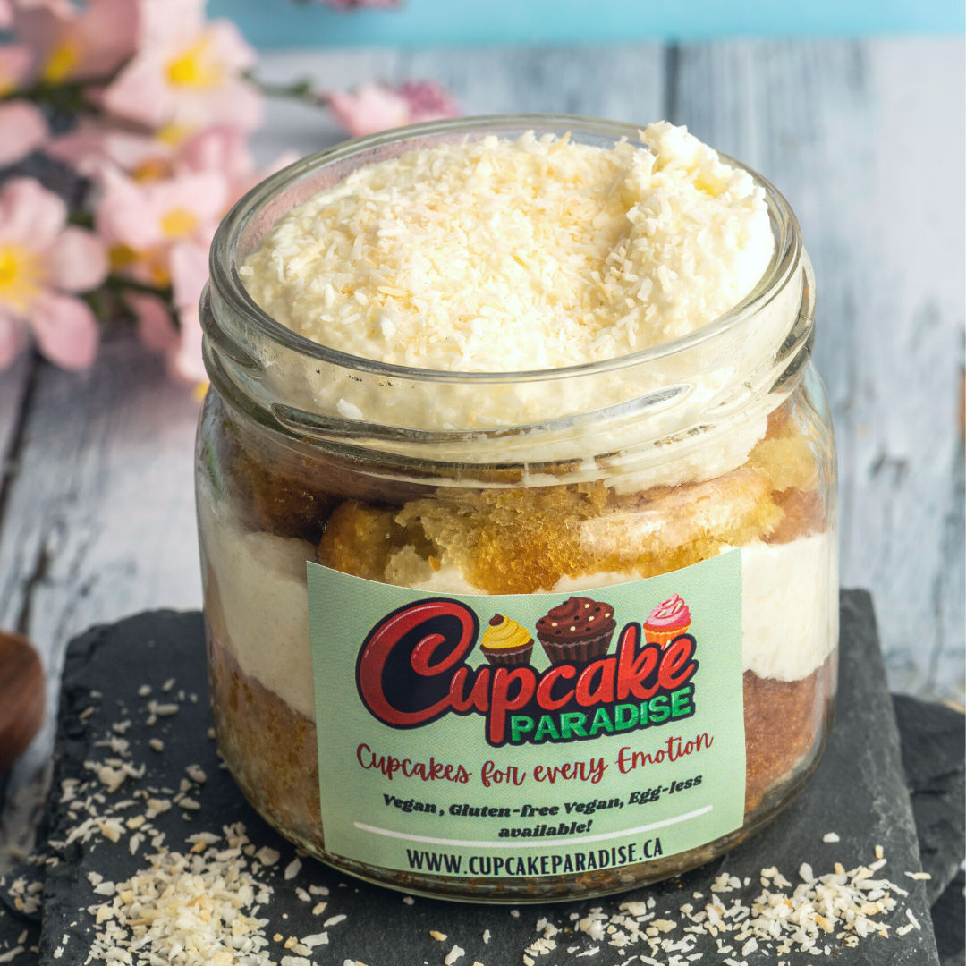 Coconut Cream Cake Jar