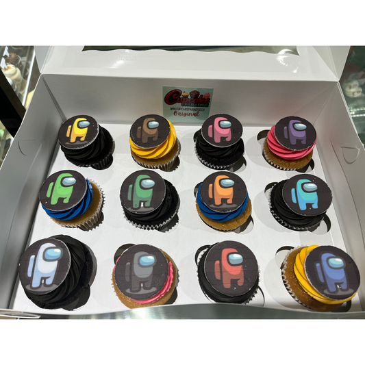 Custom Photo/logo Cupcakes - Choose Your Flavors