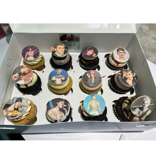 Justin Bieber Fan cupcakes