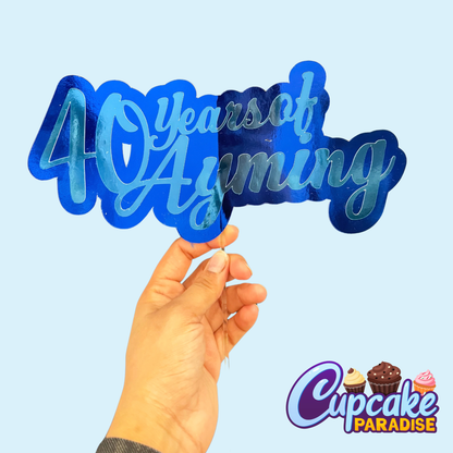 Custom Message cake topper