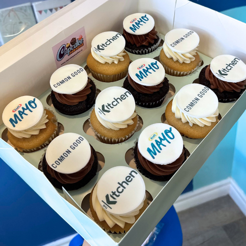 Branded Logo Cupcakes - Choose Your Flavors