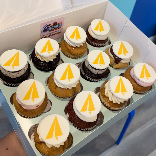 Branded Logo Cupcakes - Choose Your Flavors