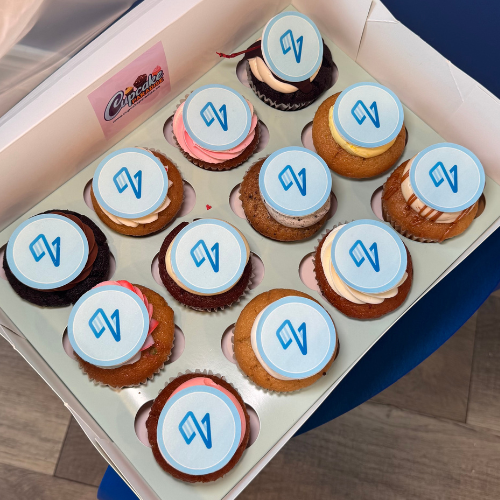 Branded Logo Cupcakes - Choose Your Flavors