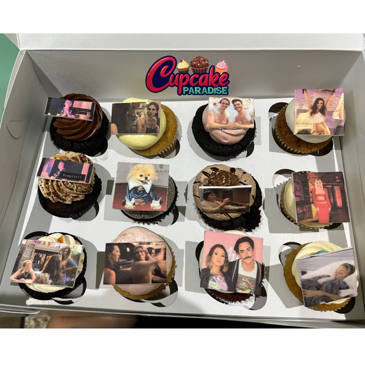 Custom Logo cupcakes - Select your Flavors