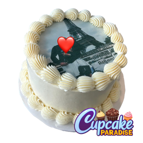 Round Custom Logo / Photo Cake