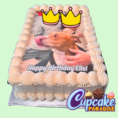 Rectangle Logo/ Photo/ Slab Cake