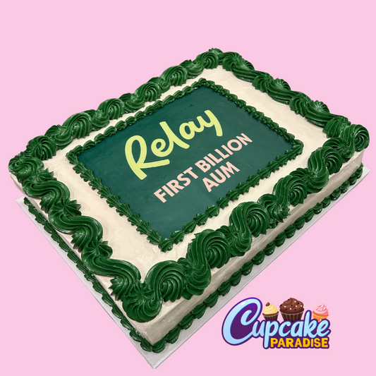 Rectangle Logo/Photo/ Slab Cake