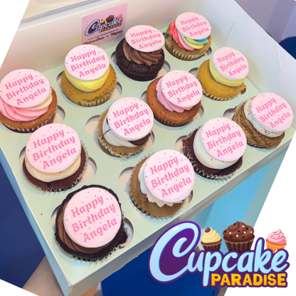 Message Cupcakes - Choose Your Flavors