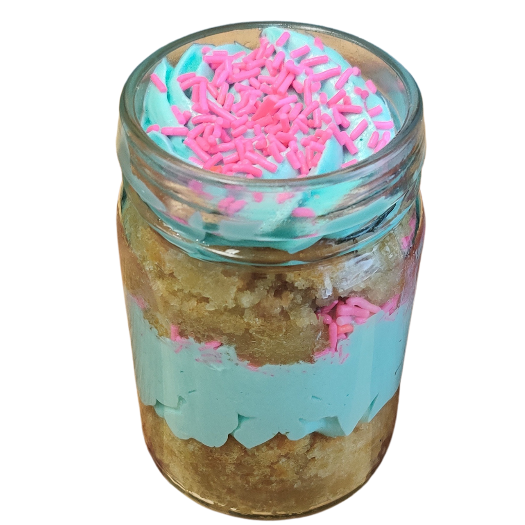Gluten-free Vegan Cotton Candy Cake Jar