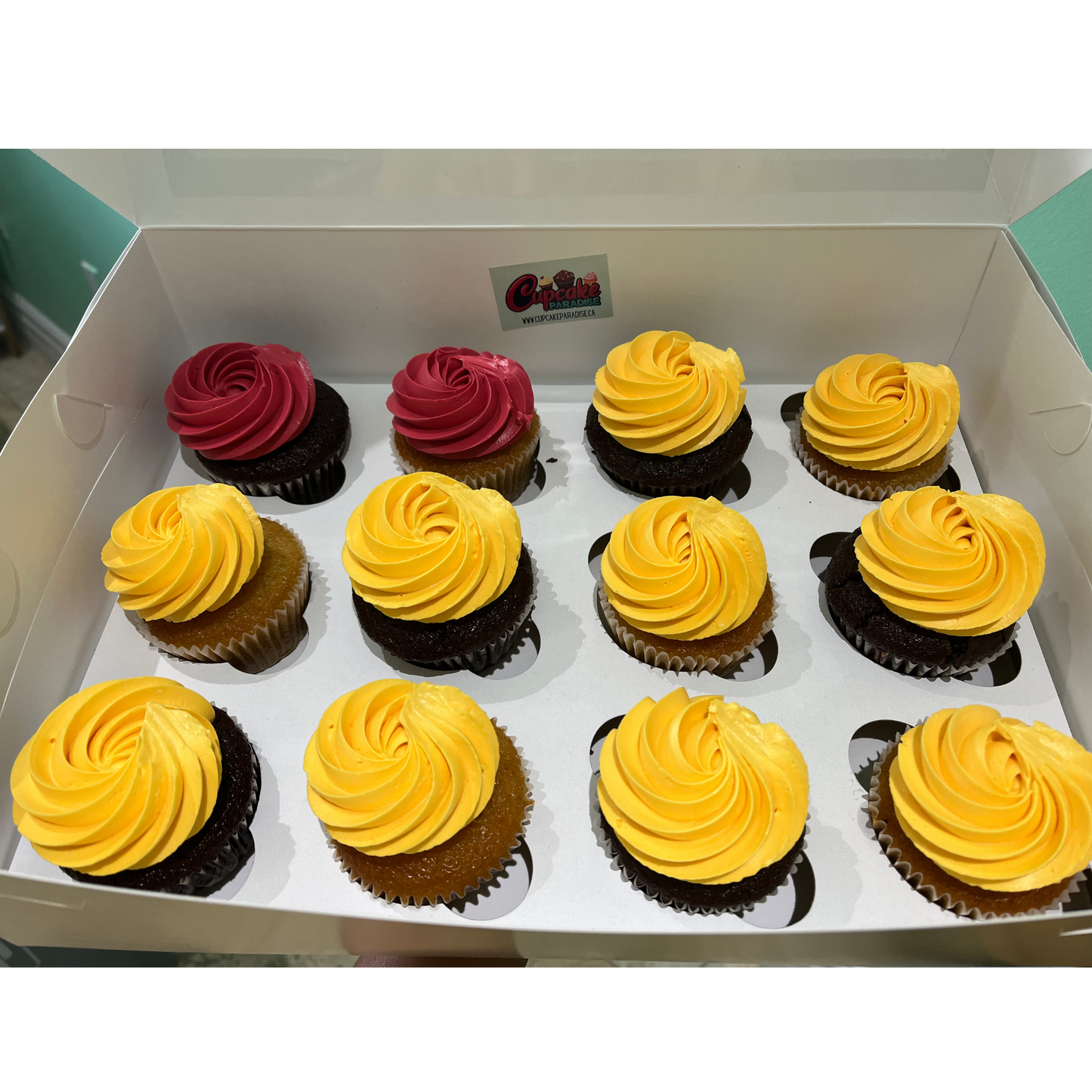 Custom Color Cupcakes