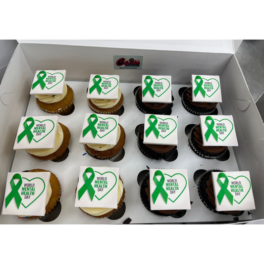 Mental Health Awareness Cupcakes