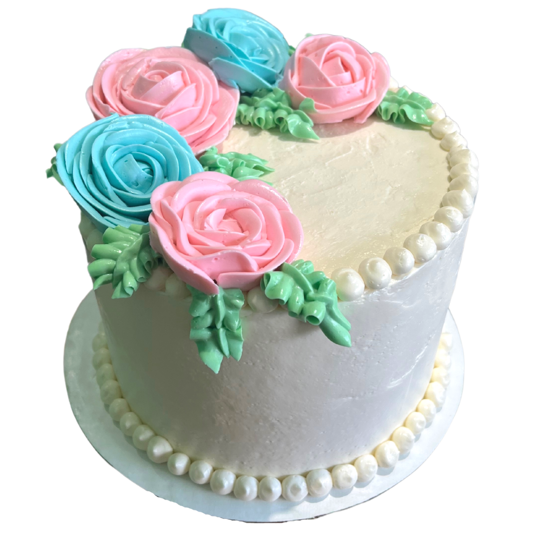 Floral Baby Shower Cake