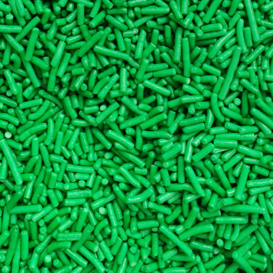 Green Crunchy Jimmies Sprinkles