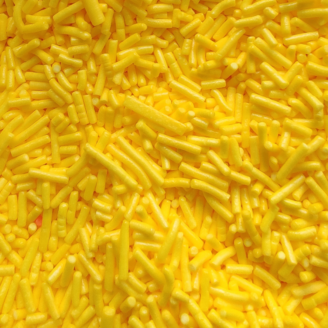 Yellow Crunchy Jimmies Sprinkles